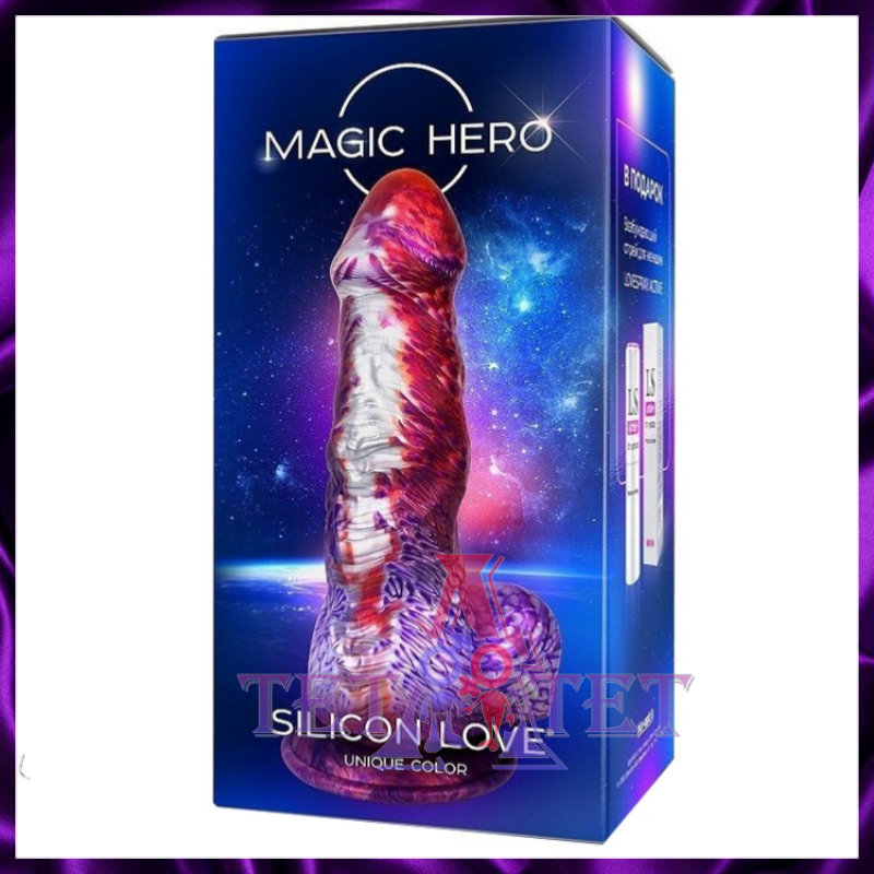 Фаллоимитатор Magic Hero Silicon Love с присоской